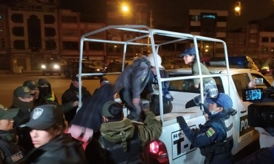 El Ministerio Público inició un proceso penal contra 17 personas que fueron aprehendidas por efectivos de la (FELCC) 