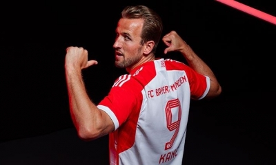 El delantero inglés Harry Kane fue contratado por Bayern Múnich. | @FCBayernES