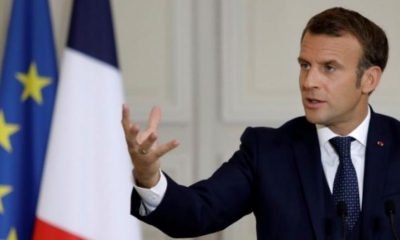 El presidente francés, Emmanuel Macron