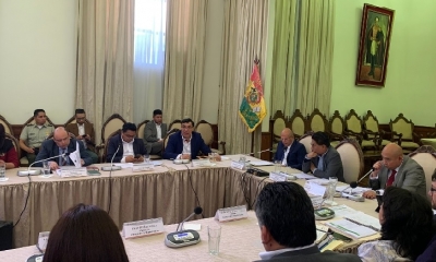 El presidente de la Cámara de Diputados, Jerges Mercado Suárez