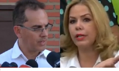 Roly Aguilera y Angélica Sosa/Foto. Kandire