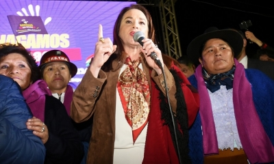 La presidenta de la Asamblea General de la Organización de las Naciones Unidas (ONU), María Fernanda Espinosa
