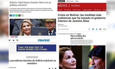 Captura de algunos artículos publicados en la prensa internacional. | RRSS