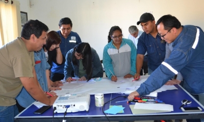 La primera experiencia se realizó en el campamento principal del proyecto carretero Padilla/Foto. RB