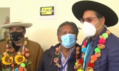 Luis Arce, presidente de Bolivia/Foto. Captura de pantalla