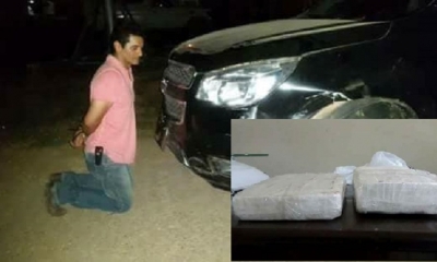 Rea en el  momento de su detención/Foto. RRSS 