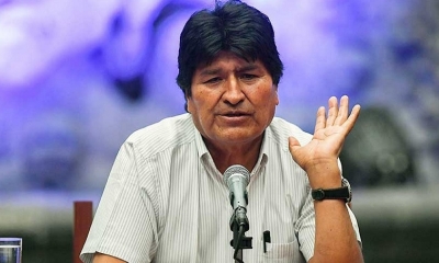 El expresidente Evo Morales