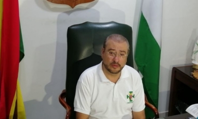 El presidente del Comité pro Santa Cruz, Rómulo Calvo. 