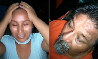 La candidata a alcaldesa y una de las personas heridas