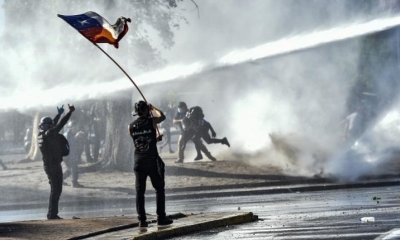 Protestas en Chile. | AFP
