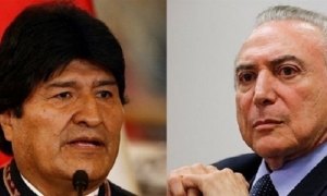 Evo Morales y Michel Temer