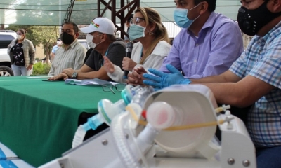 El Gobierno central comenzó la distribución de los 170 respiradores de emergencia que llegaron de Europa días atrás.
