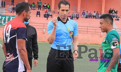 El árbitro Jorge Justiniano representa a Tarija en la División Profesional Foto: GROVER PERALTA