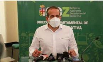 El gobernador de Santa Cruz, Luis Fernando Camacho.
