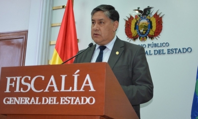 El fiscal general del Estado, Juan Lanchipa