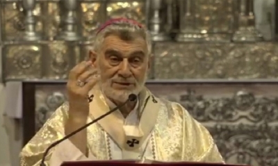 Monseñor Sergio Gualberti, arzobispo de Santa Cruz. Foto/RRSS