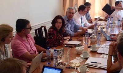 Equipo Jurídico en reunión/Foto. RRSS