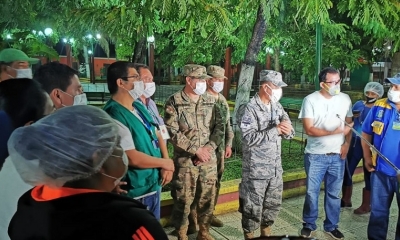 El burgomaestre pidió a la población permanecer en sus viviendas para recibir a las brigadas médicas.
