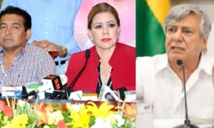  Rómel Porcel, Angélica Sosa y Percy Fernánez/Foto. Kandire	