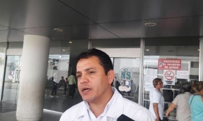 El presidente del Colegio de Médicos de Santa Cruz, Wilfredo Anzoátegui