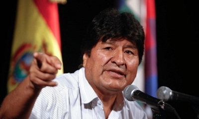 El expresidente Evo Morales