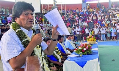 Presidente Evo Morales.