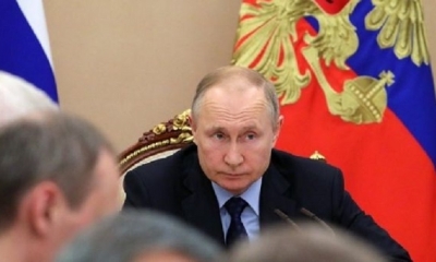 El presidente de Rusia, Vladimir Putin, en una reunión gubernamental. | Fuente: Europa Press 2020