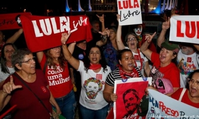 Lula se encontraba entre rejas desde el 7 de abril de 2018, cuando comenzó a cumplir una pena de ocho años y diez meses