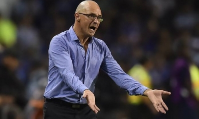 Alfredo Arias durante un partido.