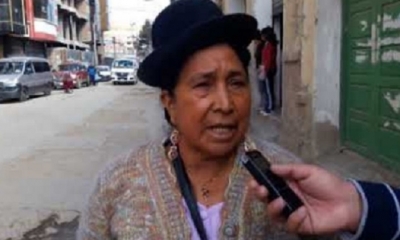 Hilaria Sejas, es concejal de Oruro/Foto. RRSS