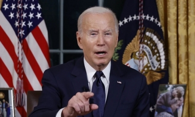 El presidente estadounidense Joe Biden pronuncia un discurso a la nación en horario de máxima audiencia 