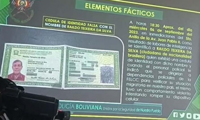 El hombre fue identificado como José Claudio Arantes, alias 
