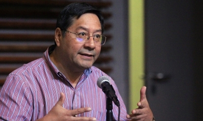 Luis Arce Catacora, candidato presidencial del MAS. 