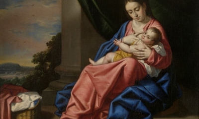 Pintura de la Virgen María