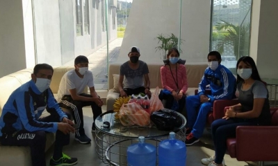 Reunión con deportistas. 