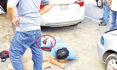 El policía se recupera de la herida/Foto. RRSS