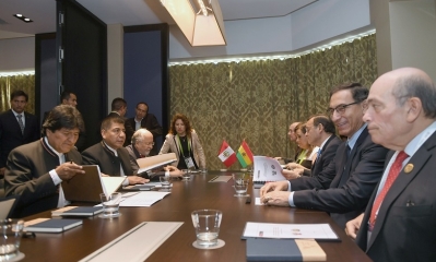 Reunión Bilateral entre los Presidentes de Bolivia y Perú