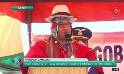 El presidente Luis Arce 