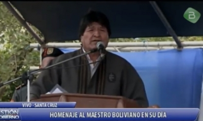 El presidente Evo Morales