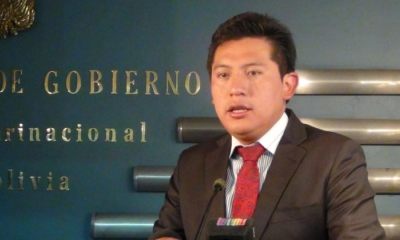 El viceministro de Régimen Interior, José Luis Quiroga. Foto: Ministerio de Gobierno
