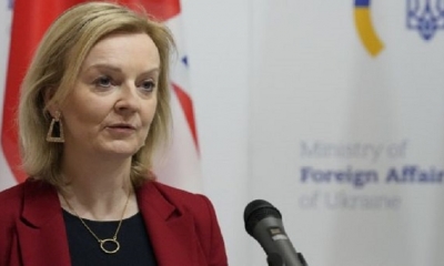 La ministra de Asuntos Exteriores británica, Elizabeth Truss