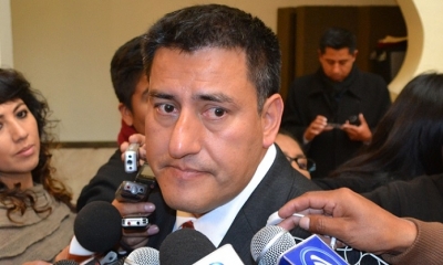 Javier Zavaleta, ministro de Defensa. Foto: ABI