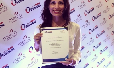 Carola Aguilera recibió el reconocimiento/Foto. Kreab