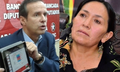Jorge Quiroga y Tomasa Yarhui/Foto. Kandire