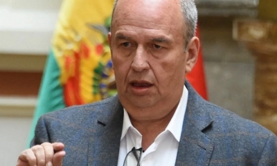 Foto / Archivo : El ministro de Gobierno, Arturo Murillo