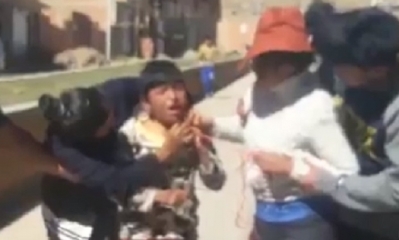 Los vecinos salvaron al menor/Foto. Captura de pantalla 