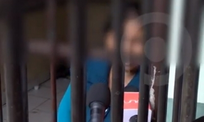La acusada asegura que ella dejó a su hija con su sobrino/Foto. Captura de pantalla 