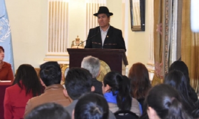 Diego Pary, canciller de Bolivia/Foto. RRSS
