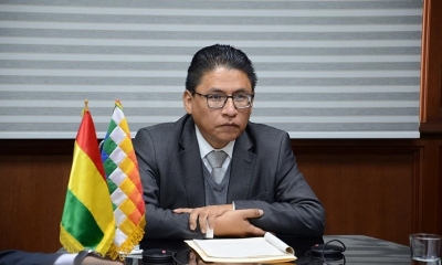 El ministro de Justicia y Transparencia Institucional, Iván Lima.