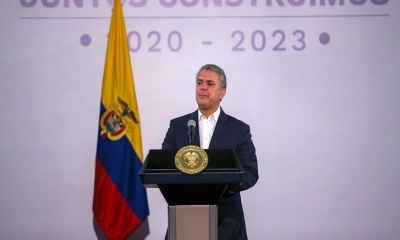 El presidente colombiano Iván Duque